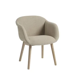 Fauteuil Fiber Soft pieds bois