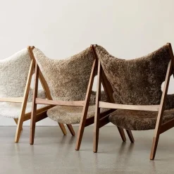Fauteuil Knitting Peau de Mouton