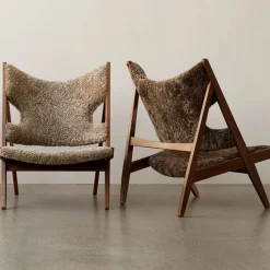 Fauteuil Knitting Peau de Mouton