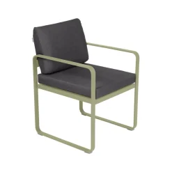 Fauteuil repas Bellevie - gris graphite