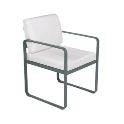 Fauteuil repas Bellevie - blanc grisé