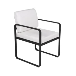 Fauteuil repas Bellevie - blanc grisé