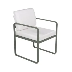 Fauteuil repas Bellevie - blanc grisé