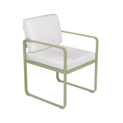 Fauteuil repas Bellevie - blanc grisé