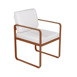 Fauteuil repas Bellevie - blanc grisé