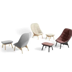 Fauteuil Uchiwa avec Ottoman