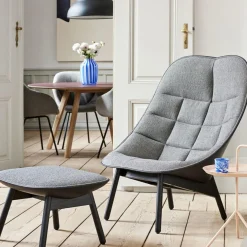 Fauteuil Uchiwa avec Ottoman