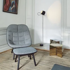 Fauteuil Uchiwa avec Ottoman