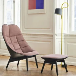 Fauteuil Uchiwa avec Ottoman