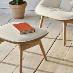 Fauteuil Uchiwa avec Ottoman