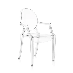 Fauteuils Louis Ghost (lot de 4)