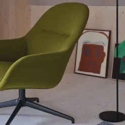 Fiber Lounge Armchair - Swivel base