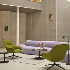 Fiber Lounge Armchair - Swivel base