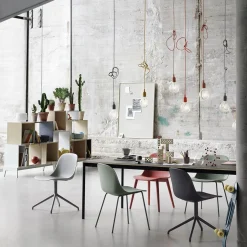 Fiber Side Chair Base Bois