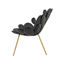 Filicudi fauteuil - noir/laiton