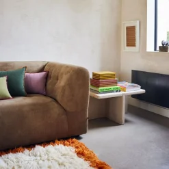 Fluffy Square Rug Retro Summers