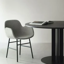 Form Armchair Full Upholstery - Acier