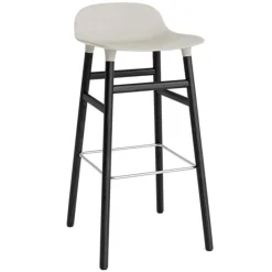 Form Barstool - Chêne noir
