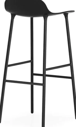 Form Barstool H75 cm - Acier - Noir (Outlet)