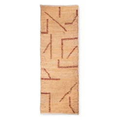 Hand woven cotton runner - Tapis