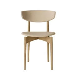 Herman Dining Chair - Bois - Rembourrée