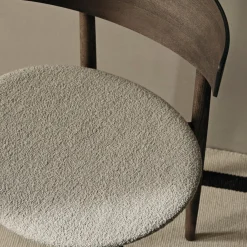 Herman Dining Chair - Bois - Assise rembourrée