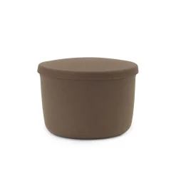Hide storage pouf