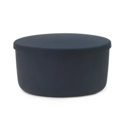 Hide storage pouf