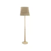 Lampadaire en rotin