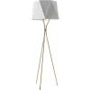 Lampadaire Solitaire XL - Laiton / Blanc (Outlet)