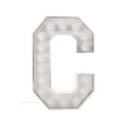 Lampes de Sol Vegaz - Lettre C (Outlet)