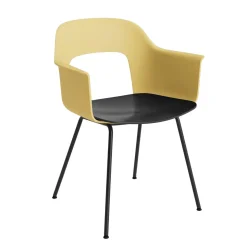 Layout 212 Fauteuil - Pieds acier - Bicolore