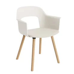 Layout 223 Fauteuil - Pieds bois - Assise rembourrée