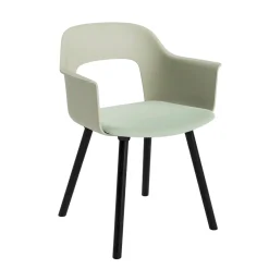 Layout 223 Fauteuil - Pieds bois - Assise rembourrée