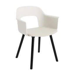 Layout 223 Fauteuil - Pieds bois - Assise rembourrée