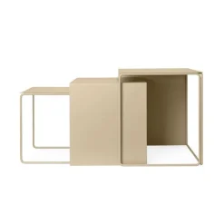 Lot de 3 tables gigognes Cluster