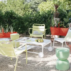 Luxembourg Table basse à Roues