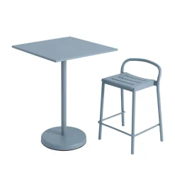 Mange-debout carré Linear Steel