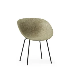 Mat armchair acier