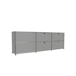 Meuble de rangement horizontal 6 modules 6 portes