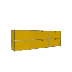 Meuble de rangement horizontal 6 modules 6 portes