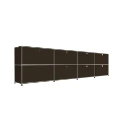 Meuble de rangement horizontal 8 modules 8 portes