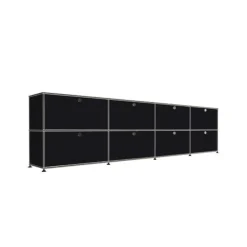 Meuble de rangement horizontal 8 modules 8 portes