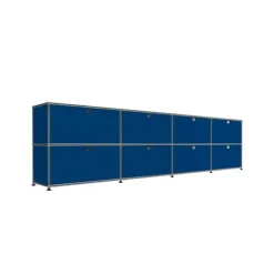 Meuble de rangement horizontal 8 modules 8 portes