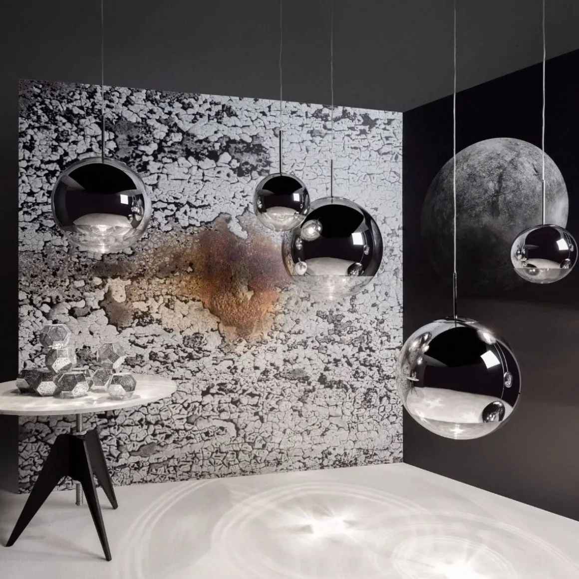 Mirror Ball Suspension LED