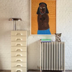 Mushroom lampe de table chrome