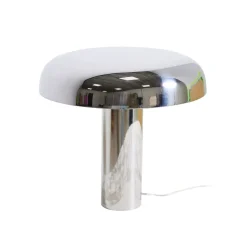 Mushroom lampe de table chrome