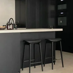 NY11 Tabouret haut - Cuir