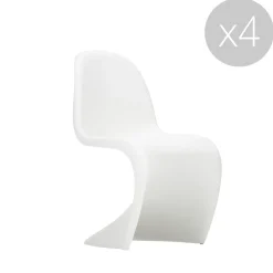 Panton Chair - blanc (lot de 4)