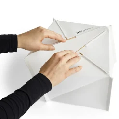 Paper tube lampe de table